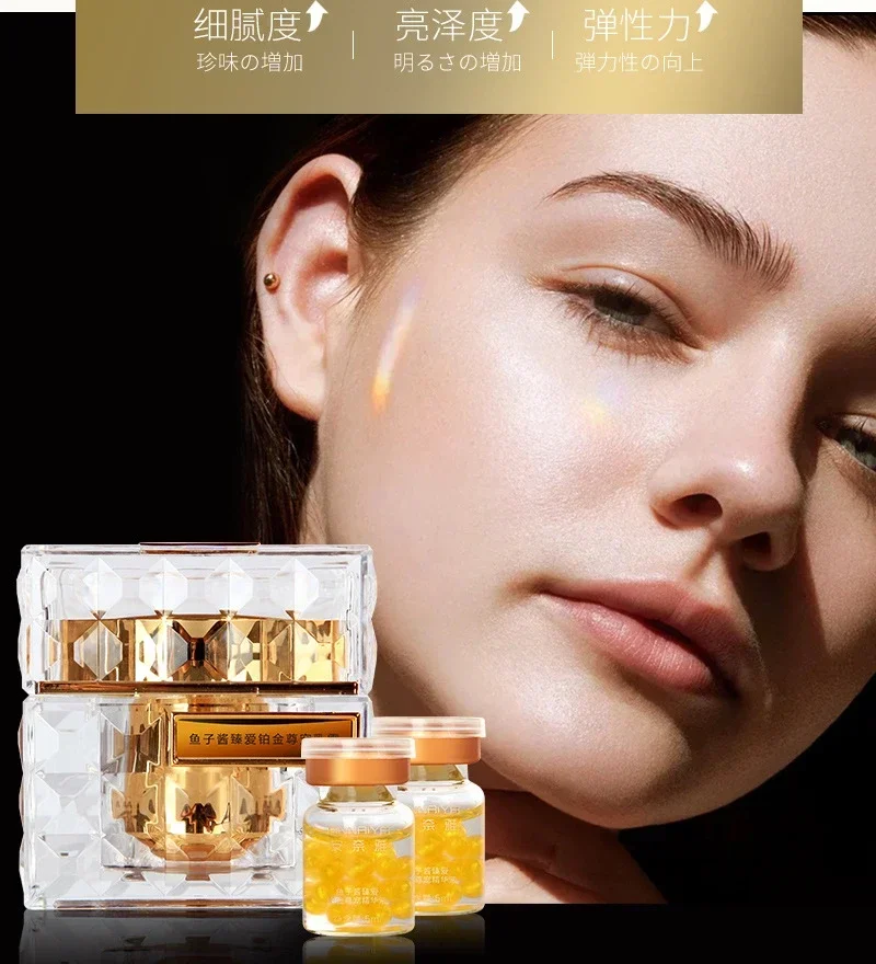 Luxury Skincare Whitening Cream - Platina Zeldzame Luxe Kaviaar Verzorgende Set