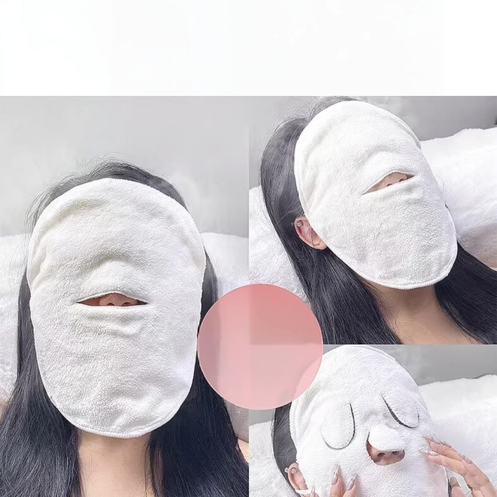 Luxury Skincare Mask - Gezichtsstoombad handdoek voor huidverzorging, warme kompresmasker,