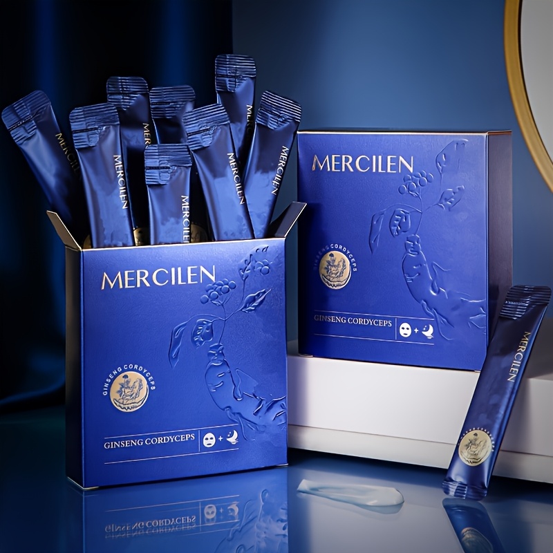 Luxury Skincare Mask - MERCILEN Ginseng Cordyceps Collagen Luxe Verstevigend