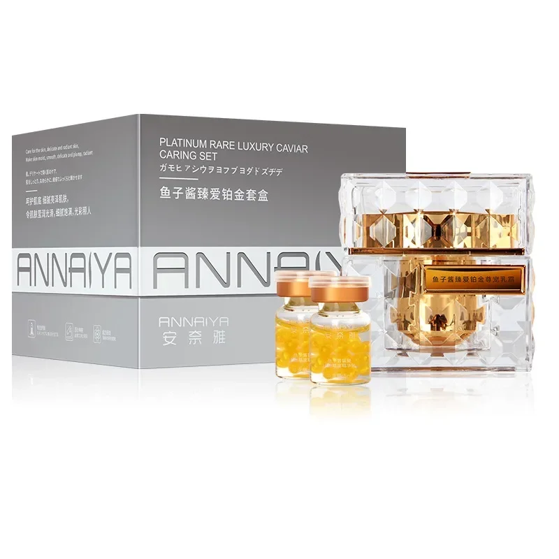 Luxury Skincare Korea - Platina Zeldzame Luxe Kaviaar Verzorgende Set