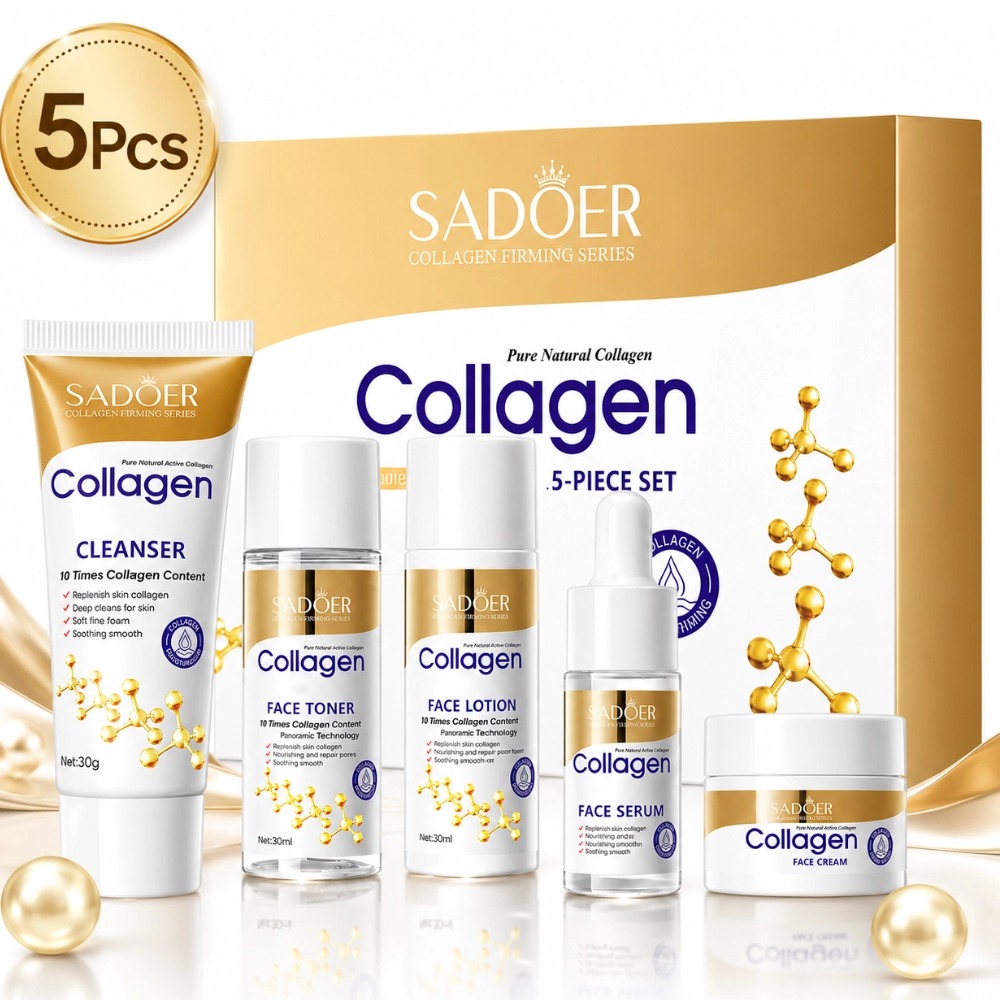 Collageen 5-delige huidverzorg - Luxury Skincare Kit recensie en prijs