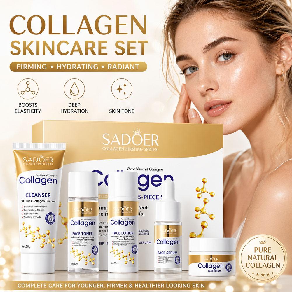 Collageen 5-delige huidverzorg - Luxury Skincare Kit recensie en prijs
