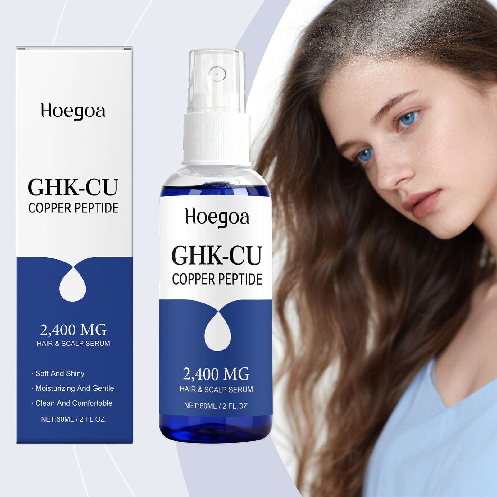 60ml GHK Cu Koperpeptide Haars - Peptide Complex Serum recensie en prijs