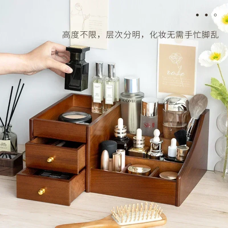Make-up organizer met houten t - Luxury Skincare Mask recensie en prijs